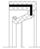 骨架式旋轉(zhuǎn)油封 骨架式旋轉(zhuǎn)油封