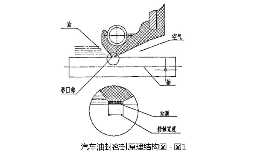 汽車油封密封原理結(jié)構(gòu)圖