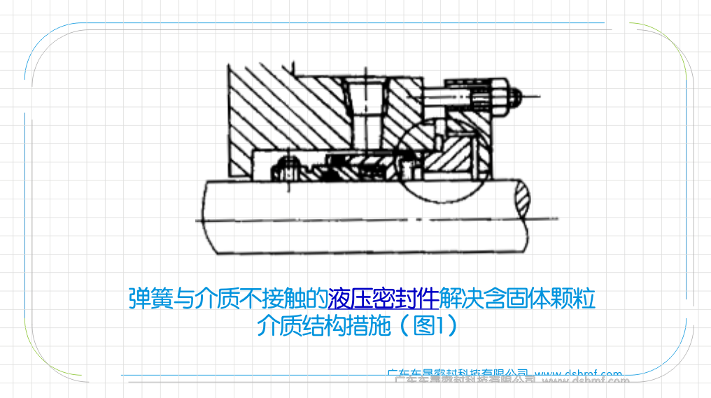 彈簧與介質(zhì)不接觸的液壓密封圈解決含固體顆粒介質(zhì)結(jié)構(gòu)措施圖1 彈簧與介質(zhì)不接觸的液壓密封圈解決含固體顆粒介質(zhì)結(jié)構(gòu)措施圖1