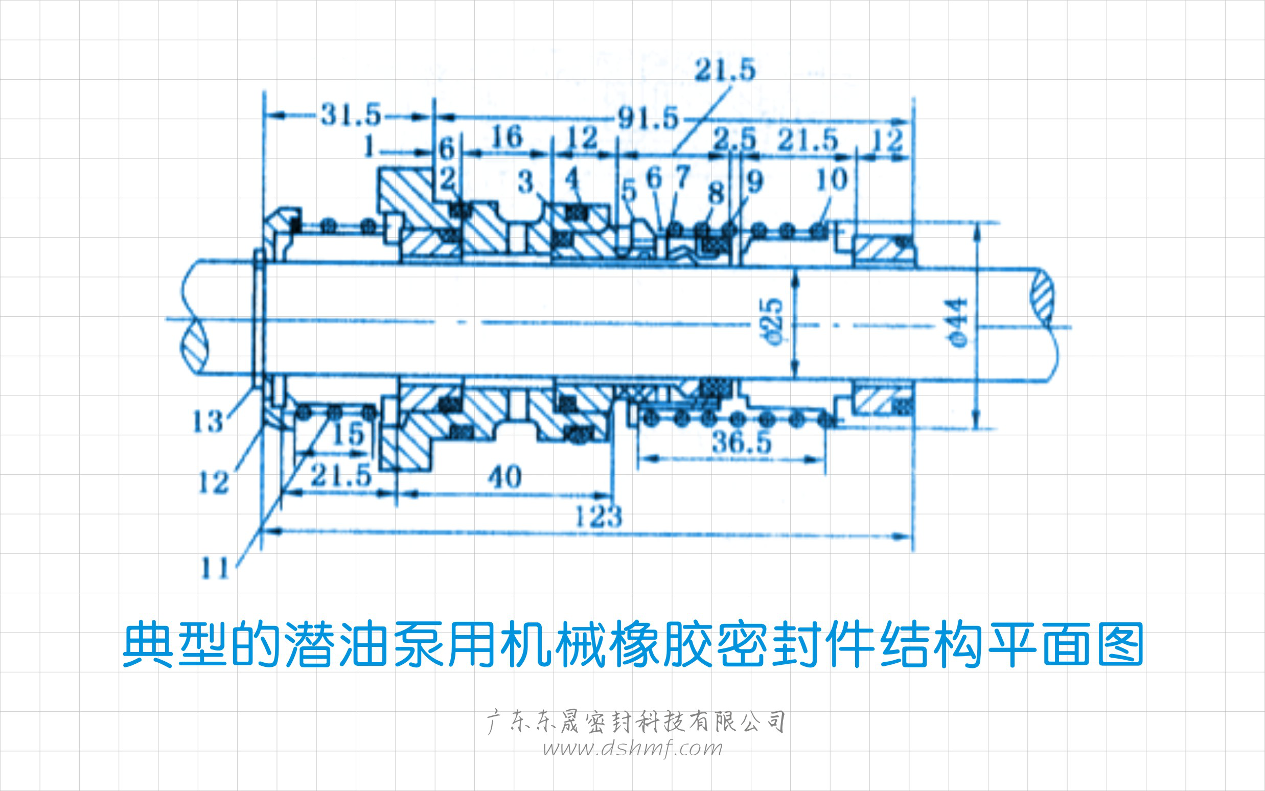 典型的潛油泵用機(jī)械橡膠密封圈結(jié)構(gòu)平面圖 典型的潛油泵用機(jī)械橡膠密封圈結(jié)構(gòu)平面圖