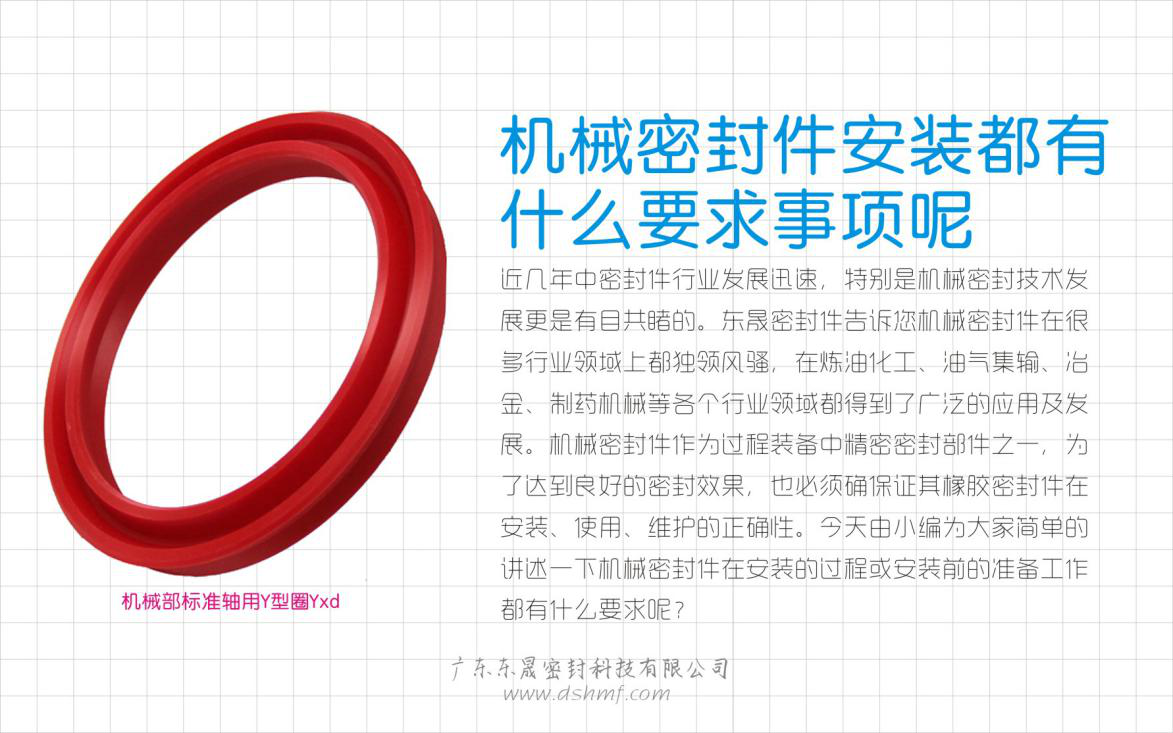 機械密封圈安裝都有什么要求事項呢？